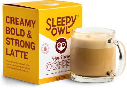 Sleepy Owl Hot Brew Latte Coffee (Set Of 10 Per Unit)