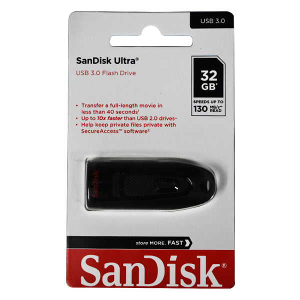 Detec™ SanDisk Ultra CZ48 32GB USB 3.0 Pen Drive