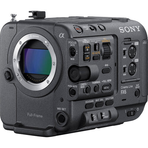 Sony FX6 फ़ुल-फ़्रेम सिनेमा कैमरा (केवल बॉडी)