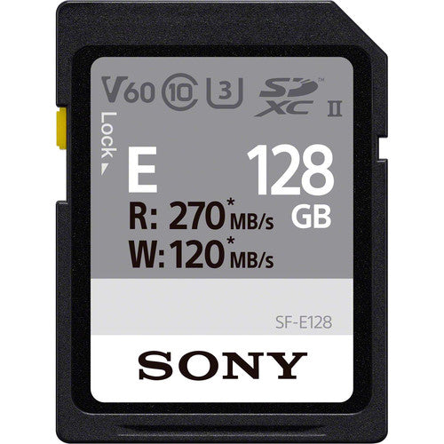 Sony 128GB SF-E सीरीज UHS-II SDXC मेमोरी कार्ड