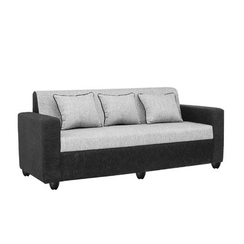 Detec™Tulip Fabric Sofa Set Black Grey