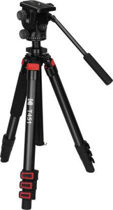 Kodak T451 Pro 32mm Tube Diameter & Manfrotto Plate head Tripod Black Supports Up to 20000 g