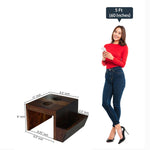 Load image into Gallery viewer, Detec™ Portable Table - Walnut Finish
