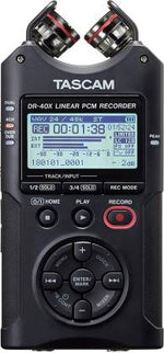 Load image into Gallery viewer, Tascam DR-40X Four-Track Digital Audio Recorder and USB Audio Interface
