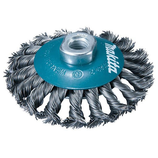 Makita Wire bevel brush, Knotted wire