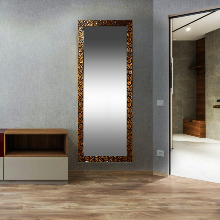 Detec™ Ana Handmade wooden frame mirror 72 inches
