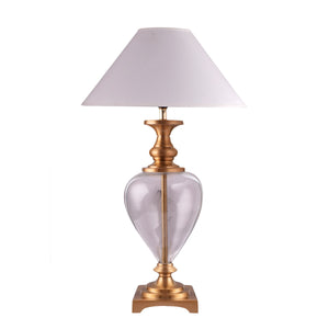 Detec Metal & Glass Table Lamp