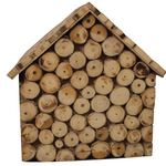 गैलरी व्यूवर में इमेज लोड करें, Detec™ लकड़ी की झोपड़ी के आकार का लकड़ी का मनी बॉक्स

