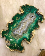 Load image into Gallery viewer, Detec Homzë Geode Wall Art - Wood Resin
