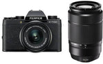 Load image into Gallery viewer, FUJIFILM X-T100 Mirrorless Camera Dual Kit with 15-45mm + 50-230mm Lens Kit  (Black)
