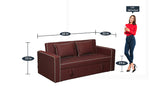 Load image into Gallery viewer, Detec™ Winfried Sofa Cum Bed - Red
