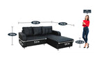 गैलरी व्यूवर में इमेज लोड करें, Detec™ Aribert 2 Seater LHS Sectional Sofa 

