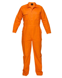 Detec™ Floriad Orange Coverall Safety Work Wear Size Medium